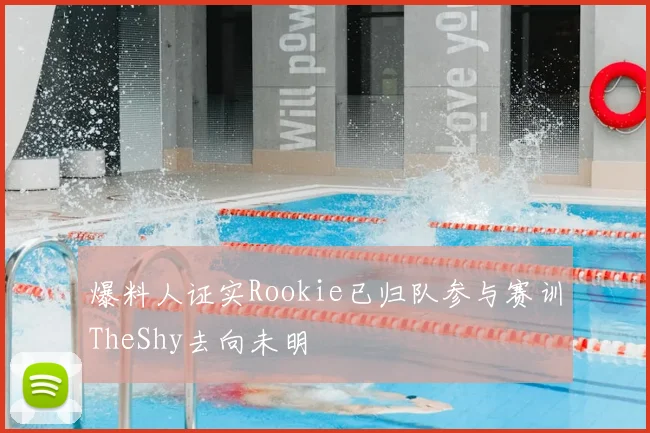 爆料人证实Rookie已归队参与赛训TheShy去向未明